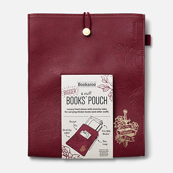 Bookaroo : Romantasy Books & Stuff Pouch in Vegan Leather  - Håll ordning på grejerna!