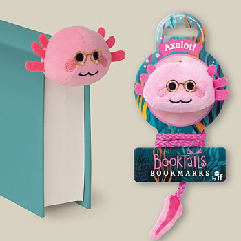 Book-Tails : Axolotl Bookmark - Plyschbokmärke 