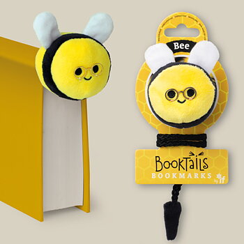 Book-Tails : Bee Bookmark - Plyschbokmärke Bi