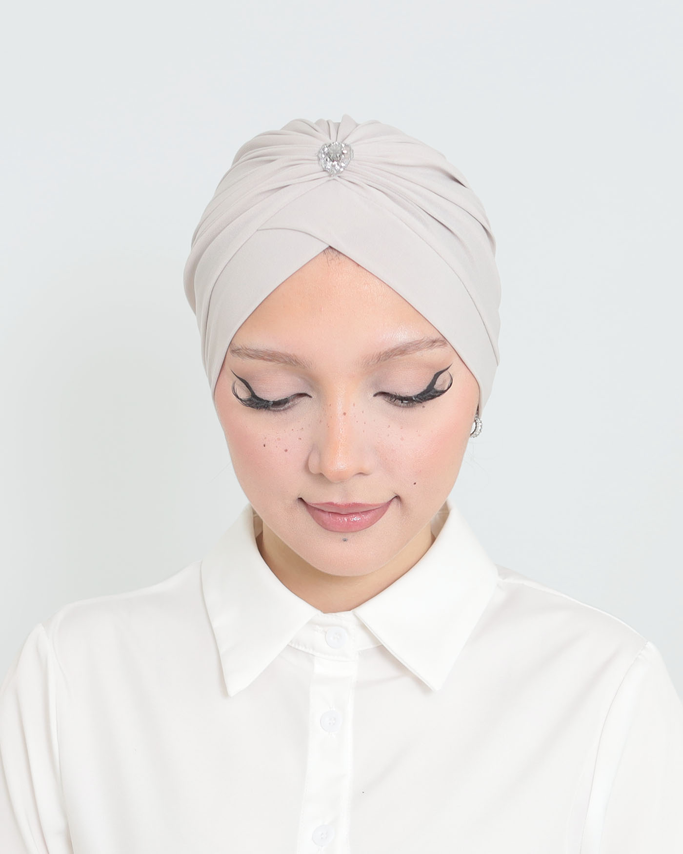 Turban - Belle - Pearl White - 5