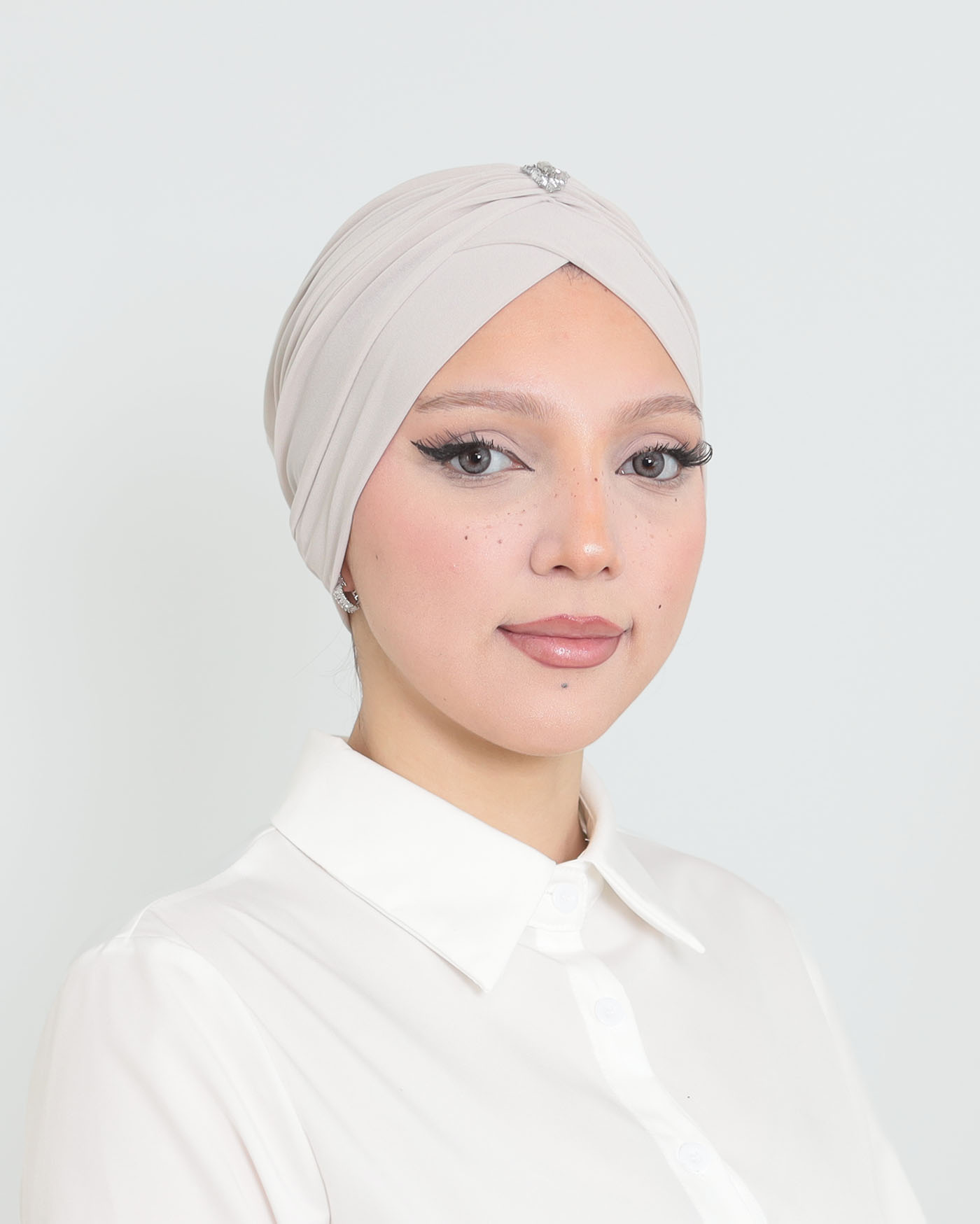 Turban - Belle - Pearl White - 6