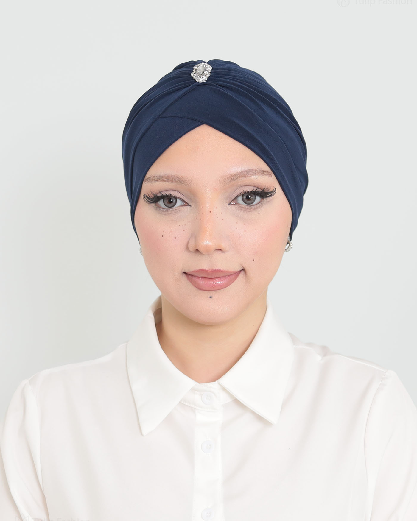 Turban - Belle - Midnight blue