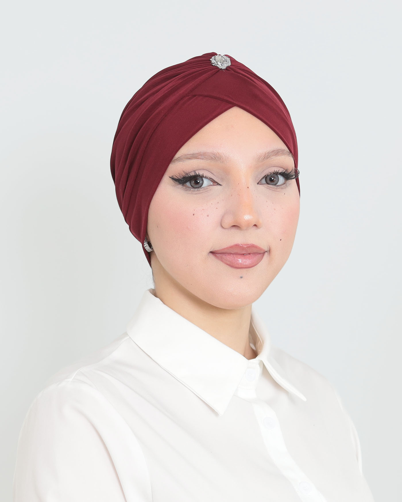 Turban - Belle - Maroon - 3