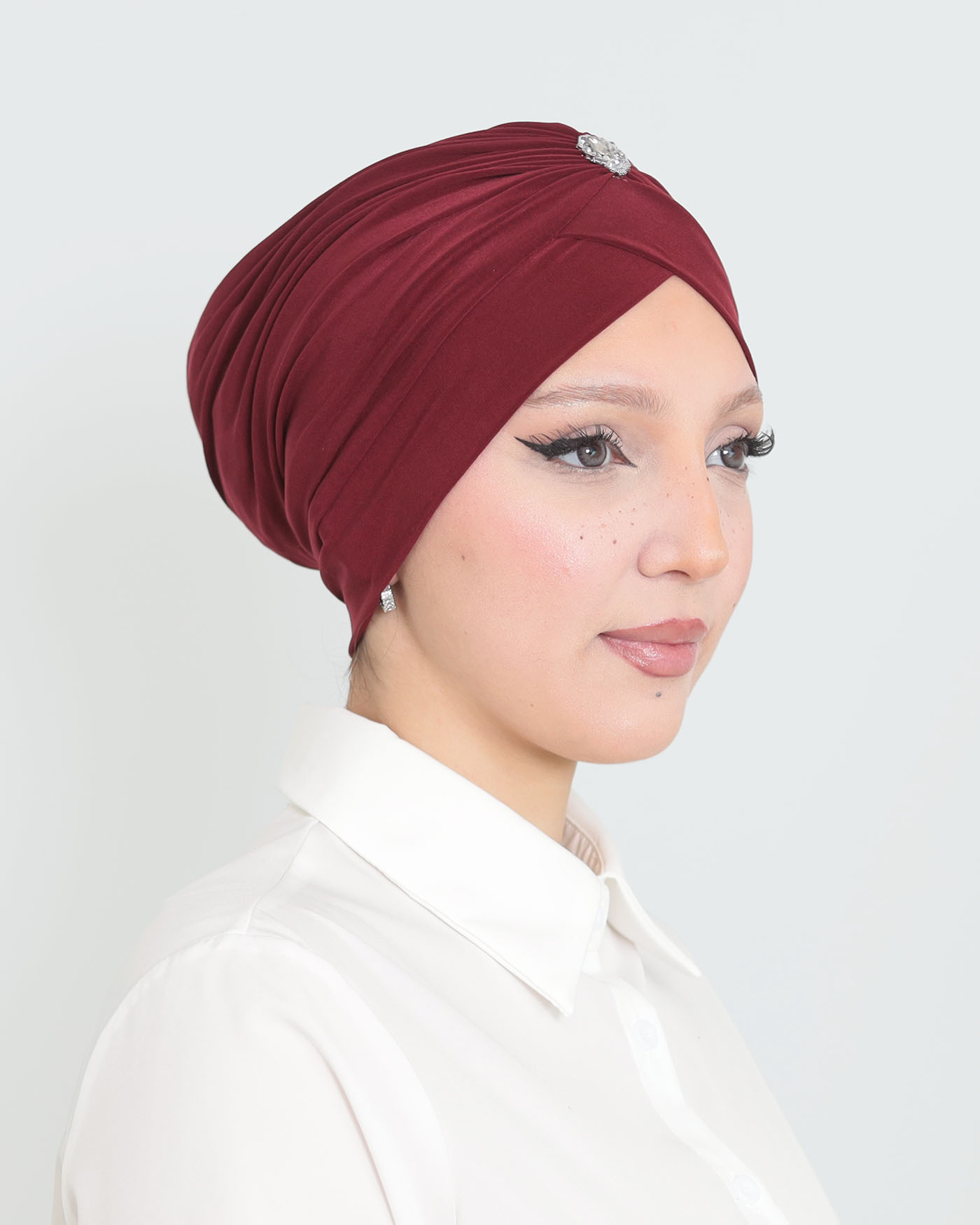 Turban - Belle - Maroon - 4