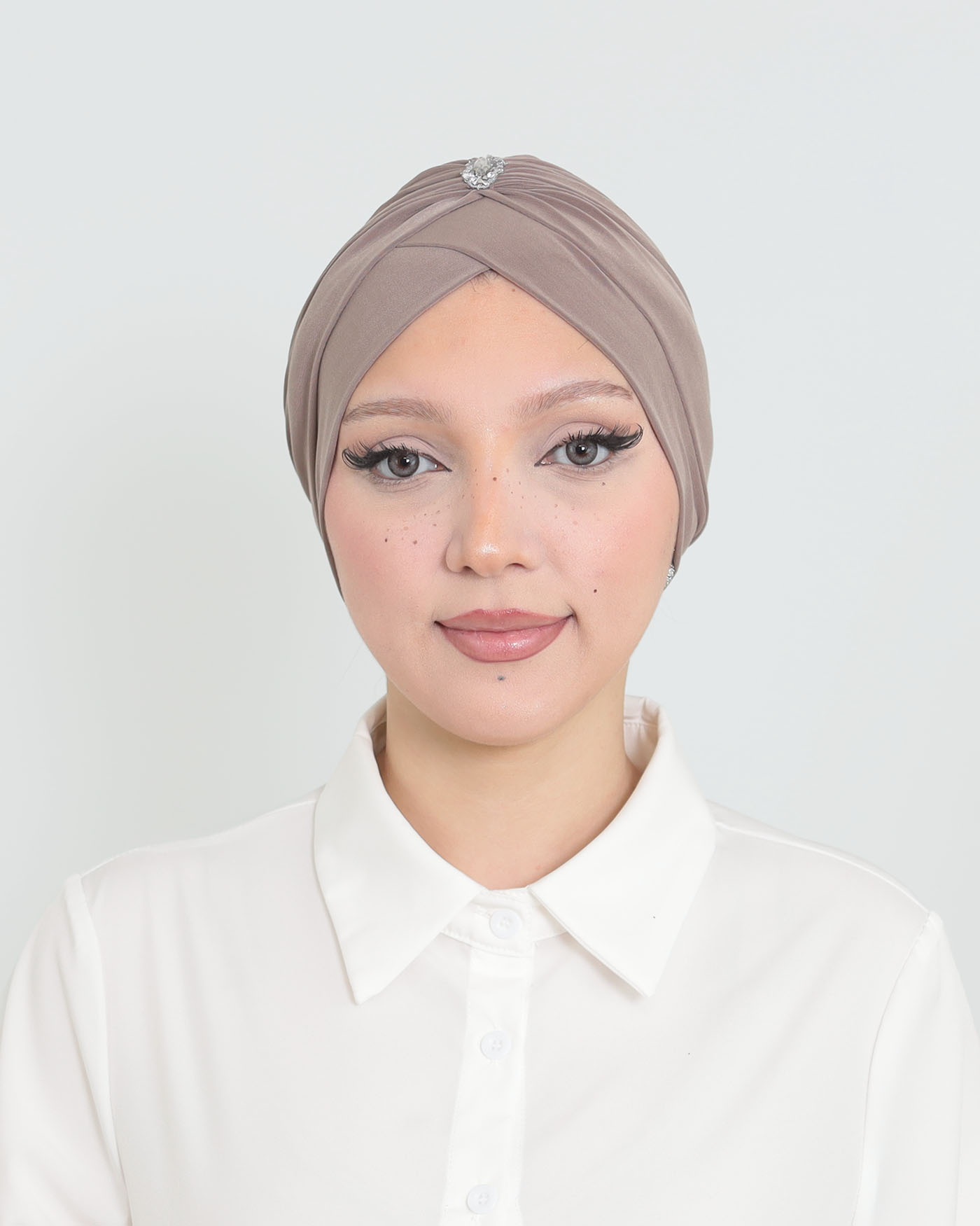 Turban - Belle - Hazel Brown