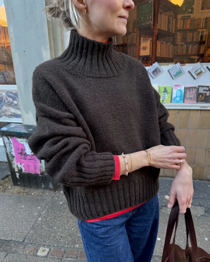 Hannah Sweater O-neck - Mönster - 5