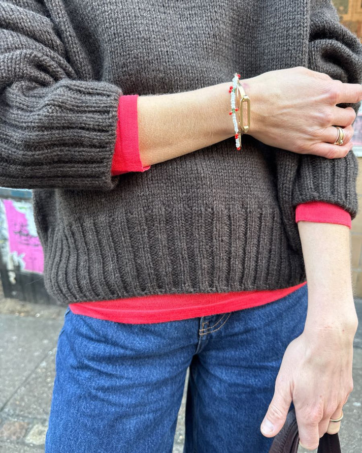 Hannah Sweater O-neck - Mönster - 4