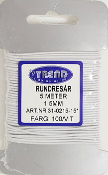 Rundresår 31-0215-15 Vit