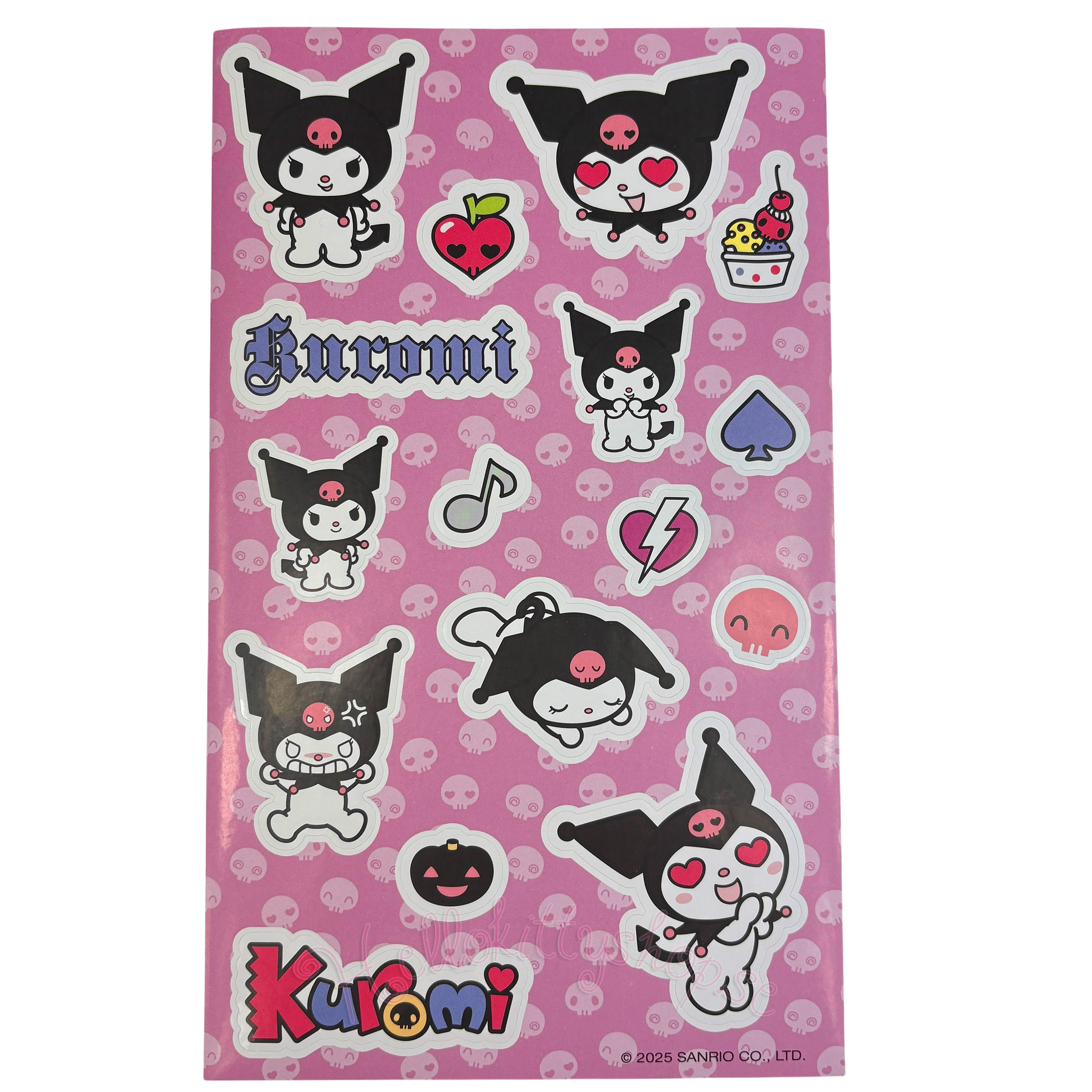 Kuromi Klistermärkesset 5 ark - &nbsp;79 st - 3