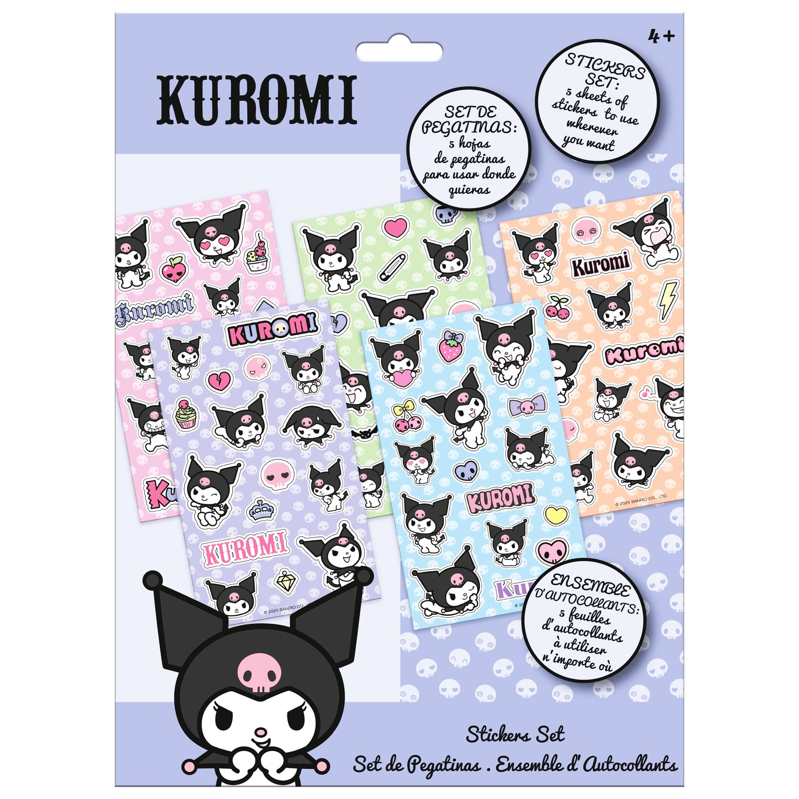 Kuromi Klistermärkesset 5 ark - &nbsp;79 st - 8