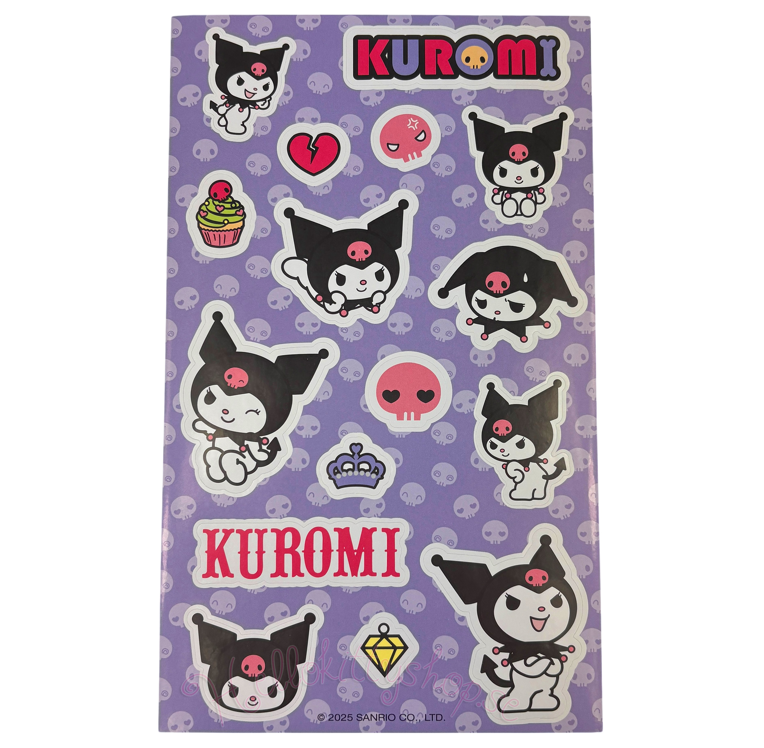 Kuromi Klistermärkesset 5 ark - &nbsp;79 st - 5