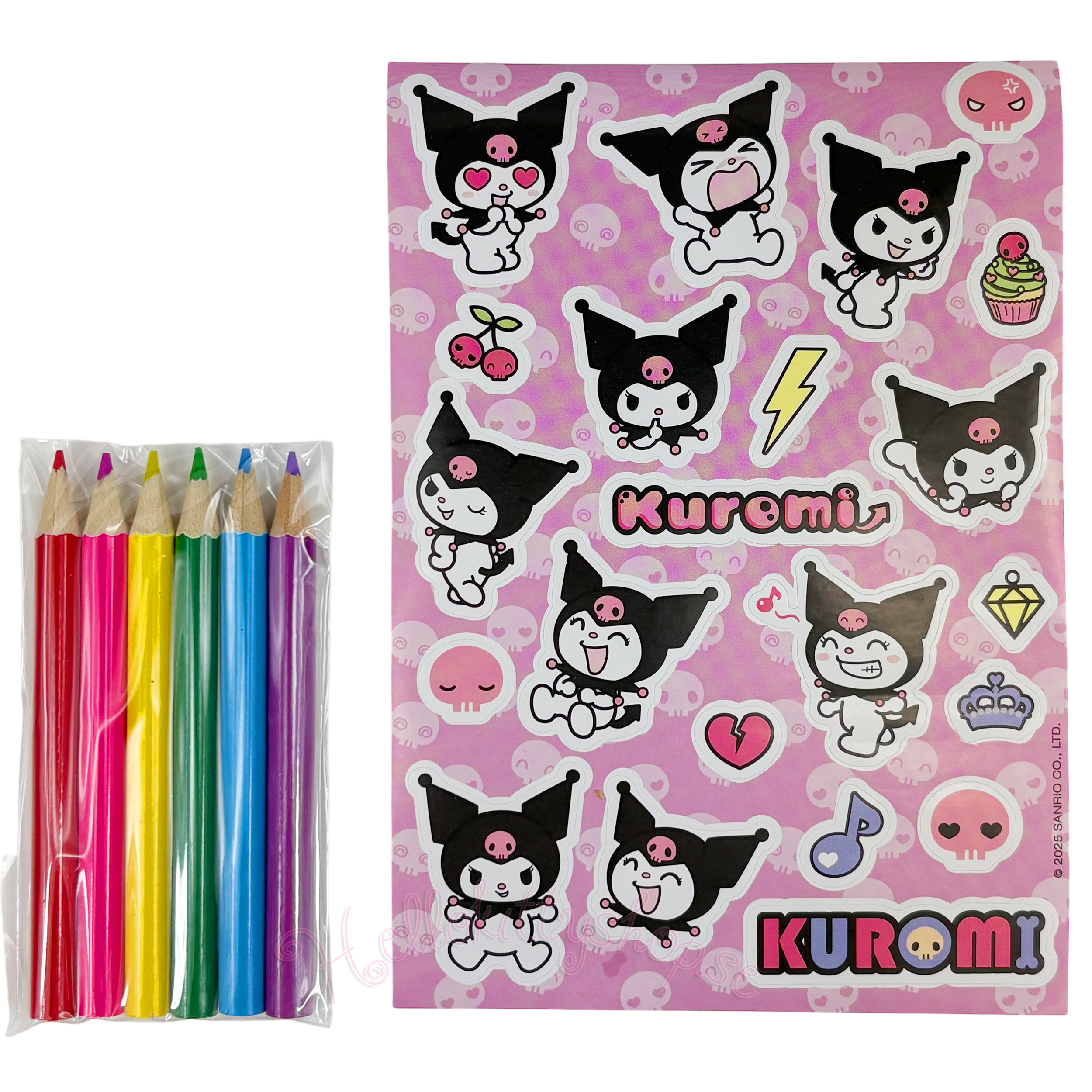 Kuromi Målarset med Klistermärken - 2