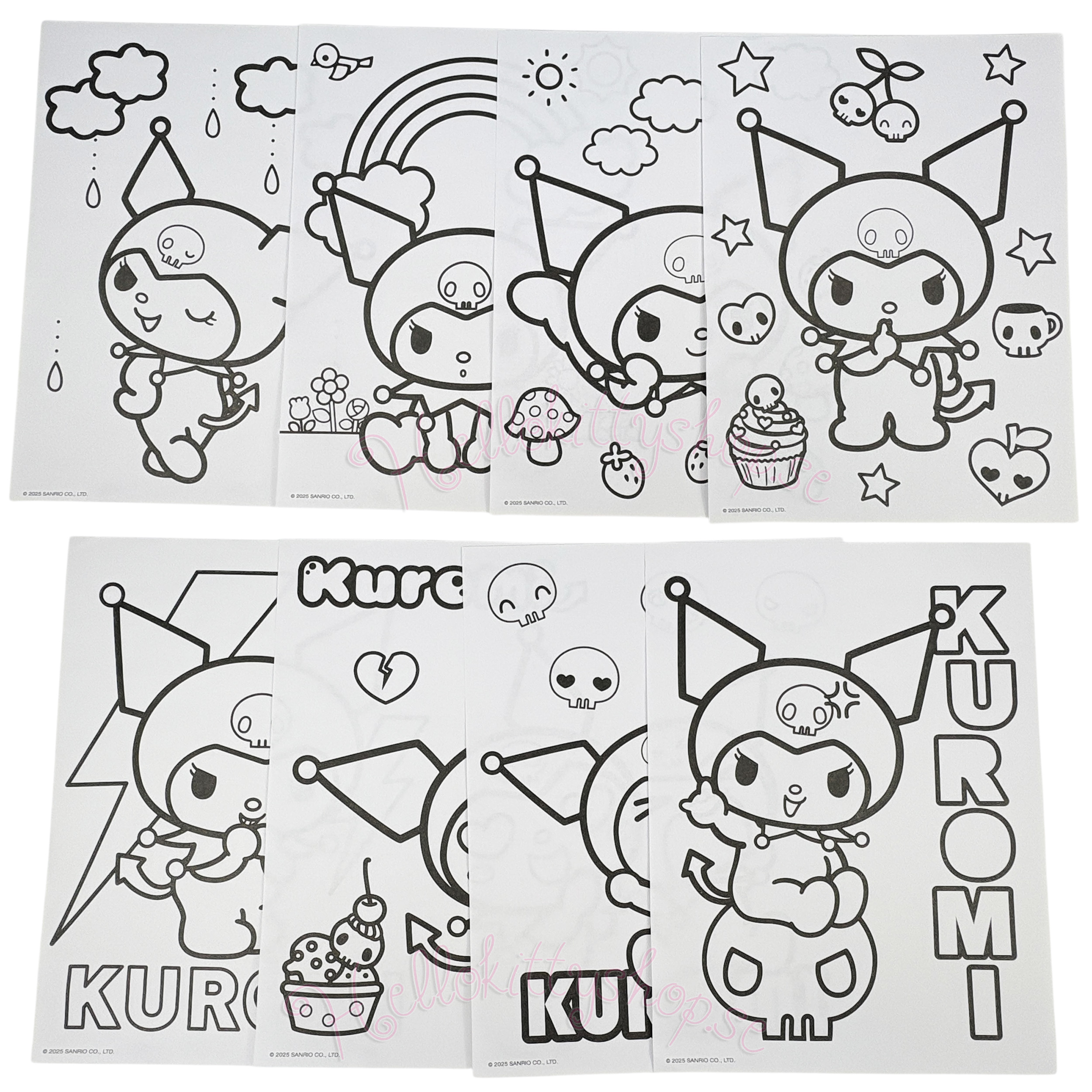 Kuromi Målarset med Klistermärken - 3