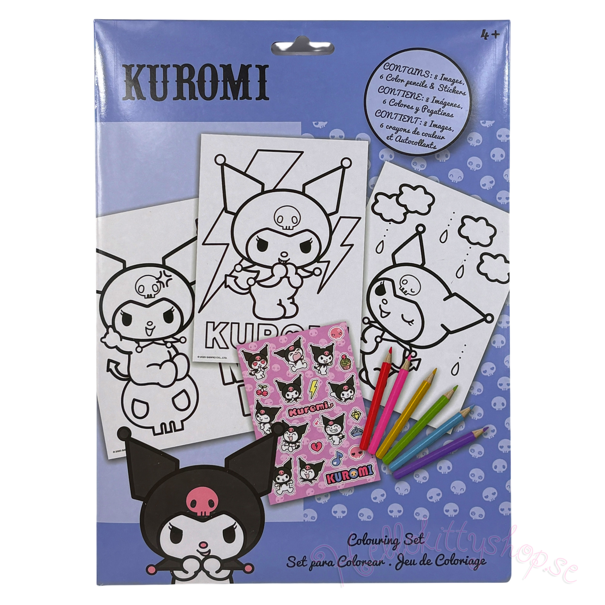 Kuromi Målarset med Klistermärken - 4