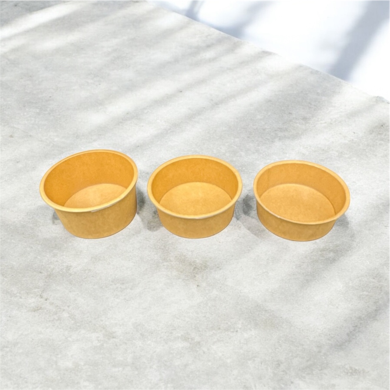 Series - sealable salad containers with film for MAP packaging