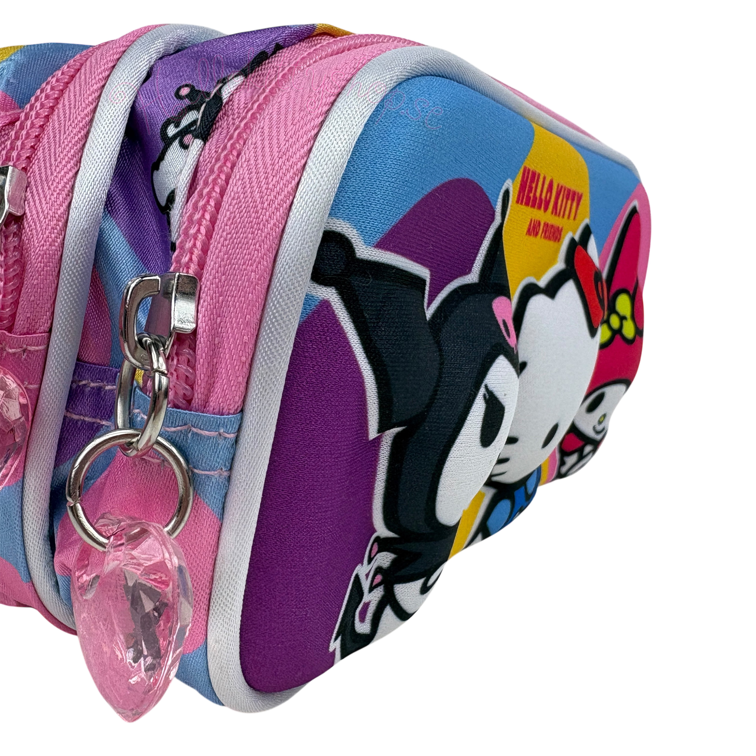 Hello Kitty and Friends Rebel Dubbelt 3D Pennfodral & Sminkfodral 22 cm - 6