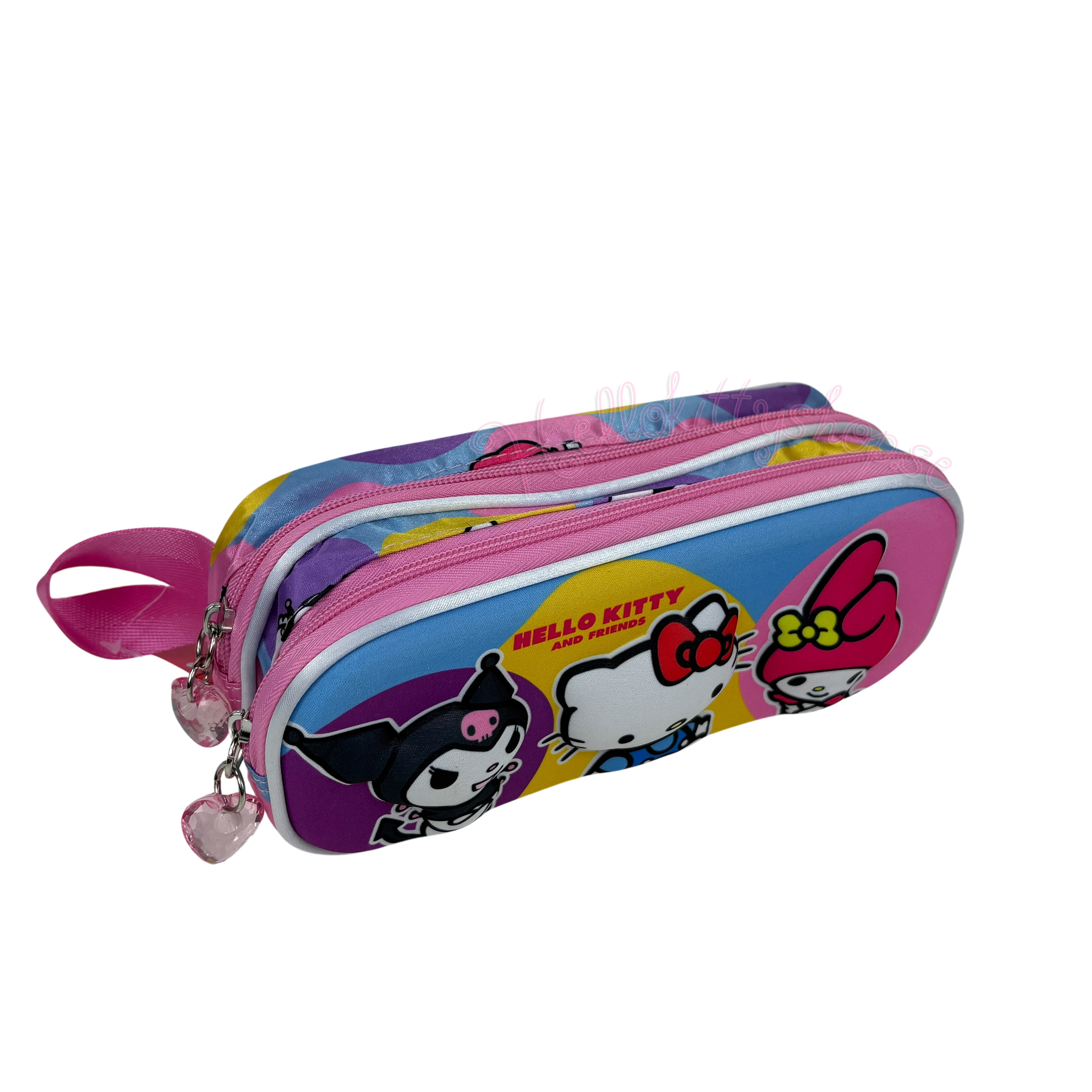 Hello Kitty and Friends Rebel Dubbelt 3D Pennfodral & Sminkfodral 22 cm - 5