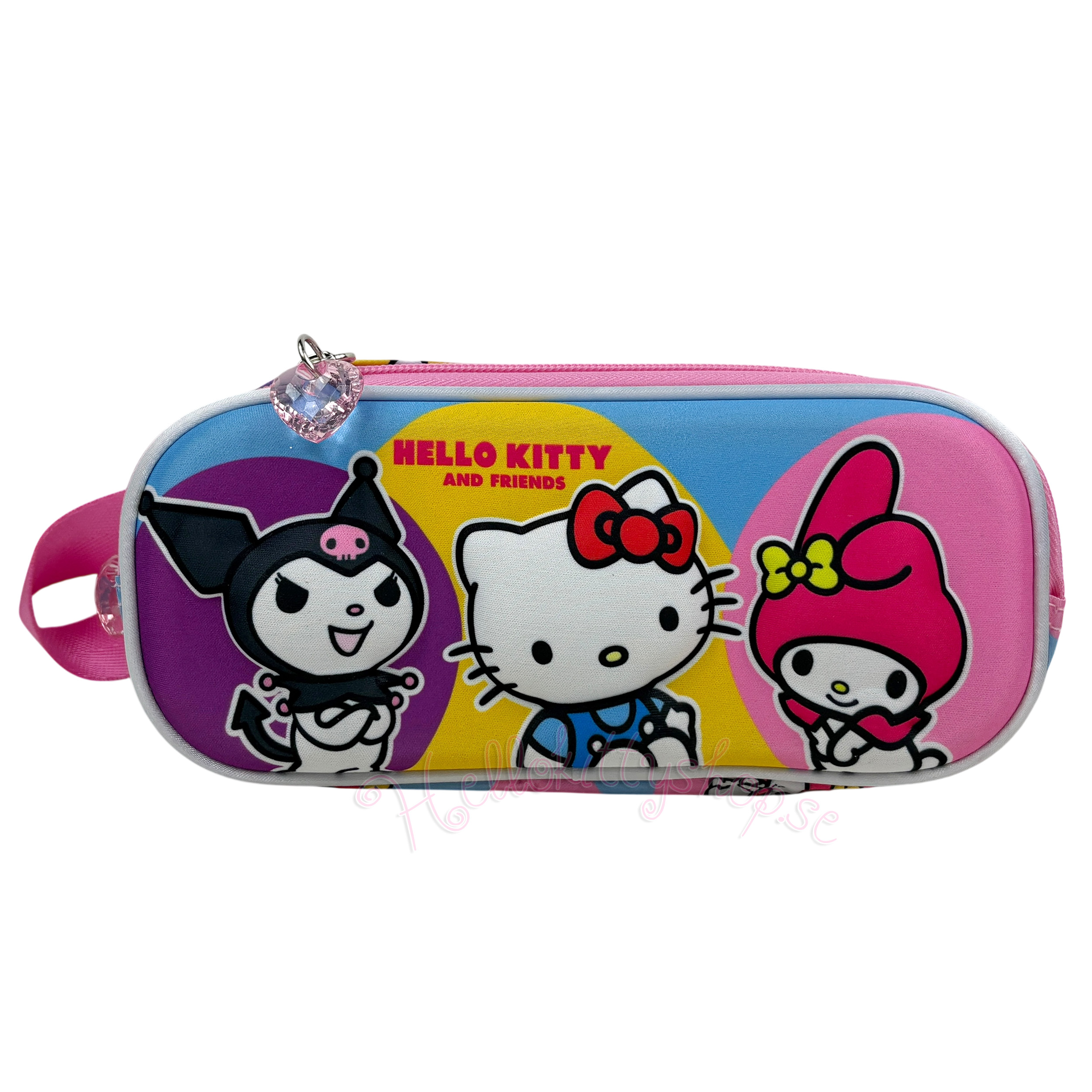 Hello Kitty and Friends Rebel Dubbelt 3D Pennfodral & Sminkfodral 22 cm