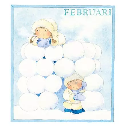 Påskgåva vid 600 kr   Februari - månadsbild A5 av Catarina Krusvaal