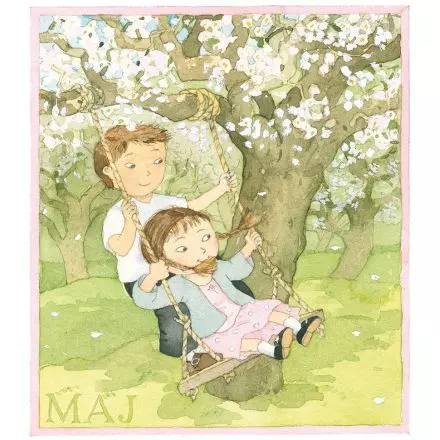 Påskgåva vid 600 kr  Maj - månadsbild A5 av Catarina Krusvaal