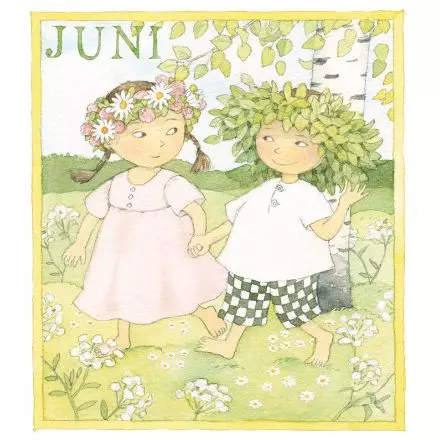 Påskgåva vid 600 kr  Juni - månadsbild A5 av Catarina Krusvaal