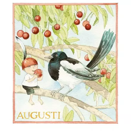Påskgåva vid 600 kr  Augusti - månadsbild A5 av Catarina Krusvaal