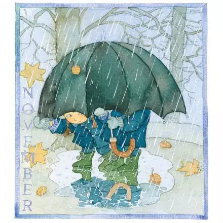  Påskgåva vid 600 kr November - månadsbild A5 av Catarina Krusvaal