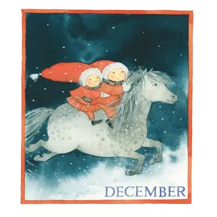 Påskgåva vid 600 kr December - månadsbild A5 av Catarina Krusvaal