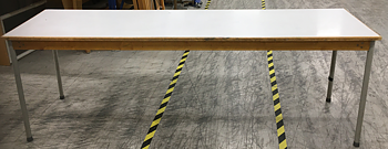 Avlastningsbord/arbetsbord 217x63