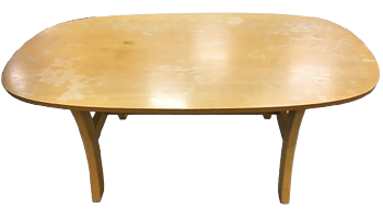 Ovalt bord 140x80