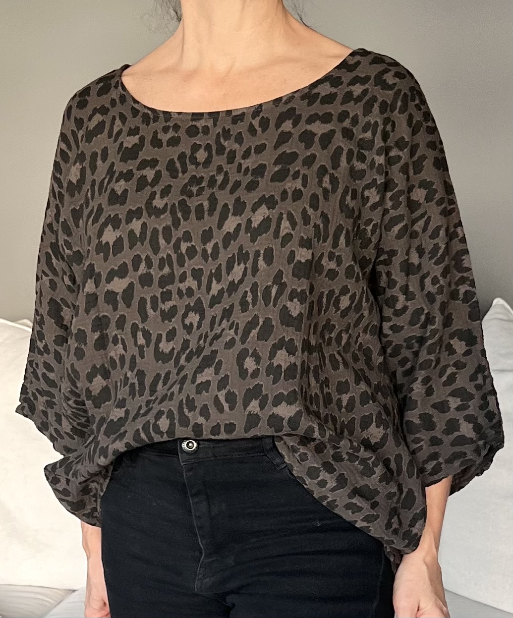 Cosy House Topp Leopard Brun - 2
