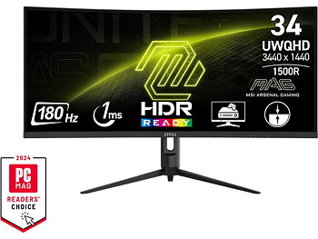 MSI 34" curved gamingskärm MAG 342CQR E2
