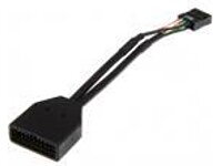 USB 2.0 till USB 3.0 Adapter 15cm (svart
