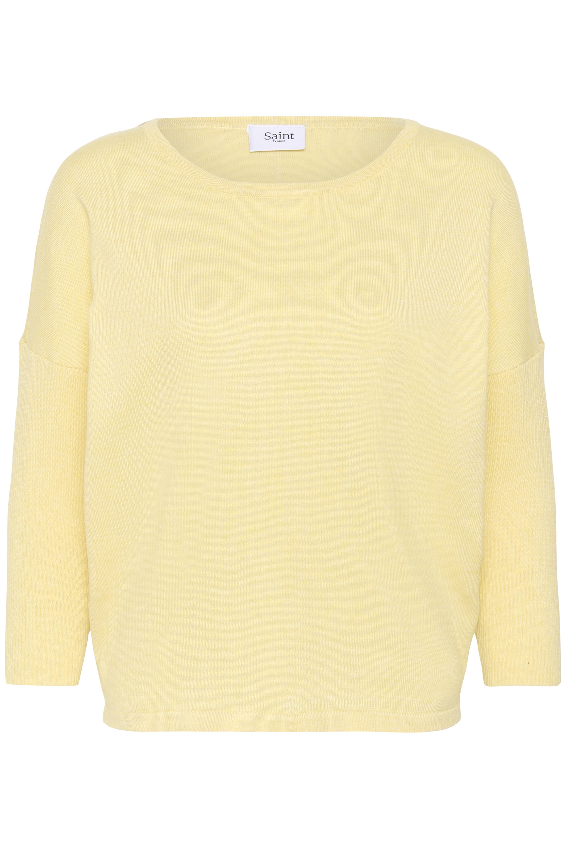 MilaSZ R-Neck Pullover Pineapple Slice Melange