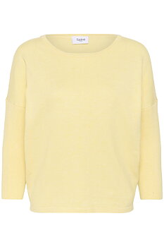 MilaSZ R-Neck Pullover Pineapple Slice Melange