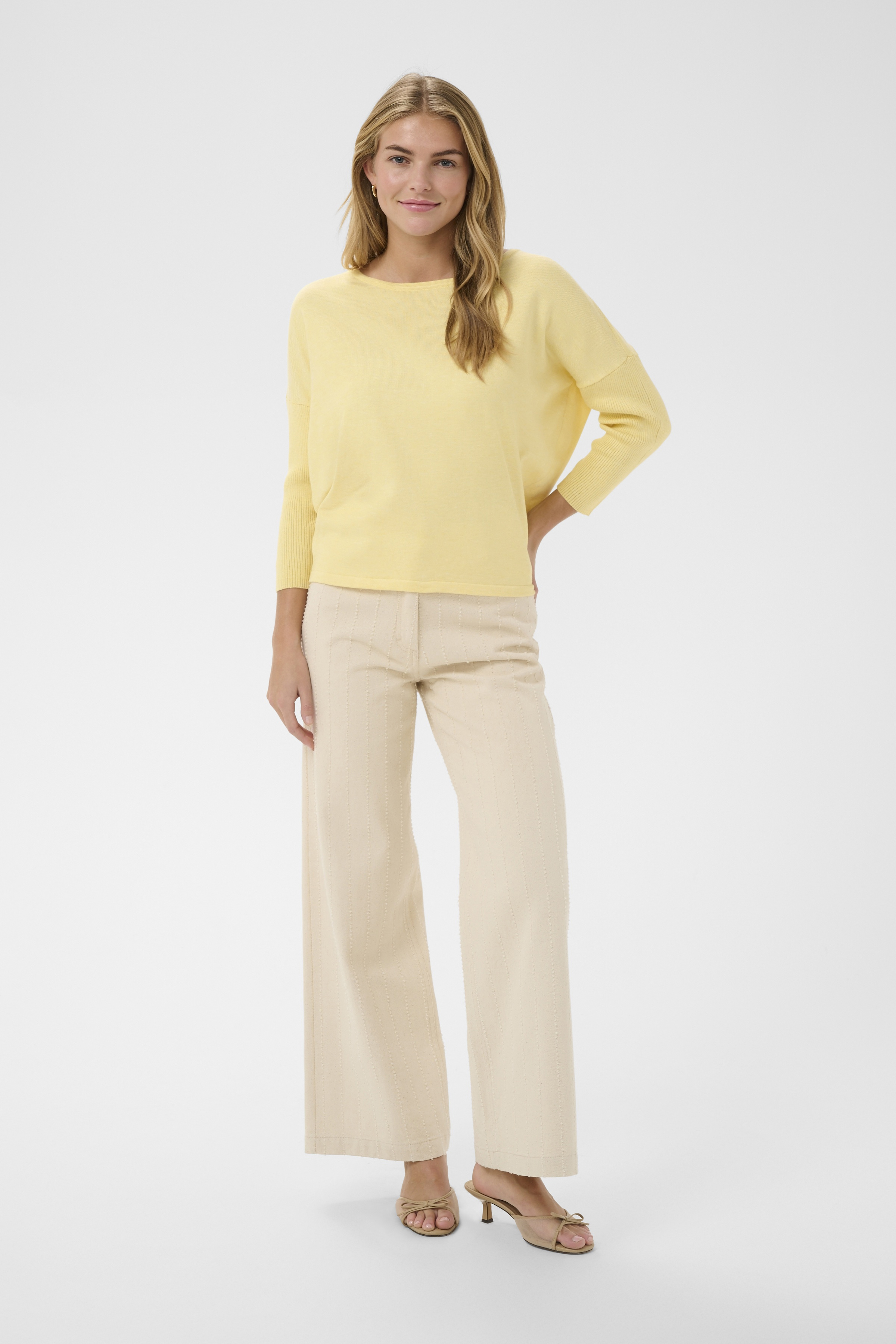MilaSZ R-Neck Pullover Pineapple Slice Melange - 4