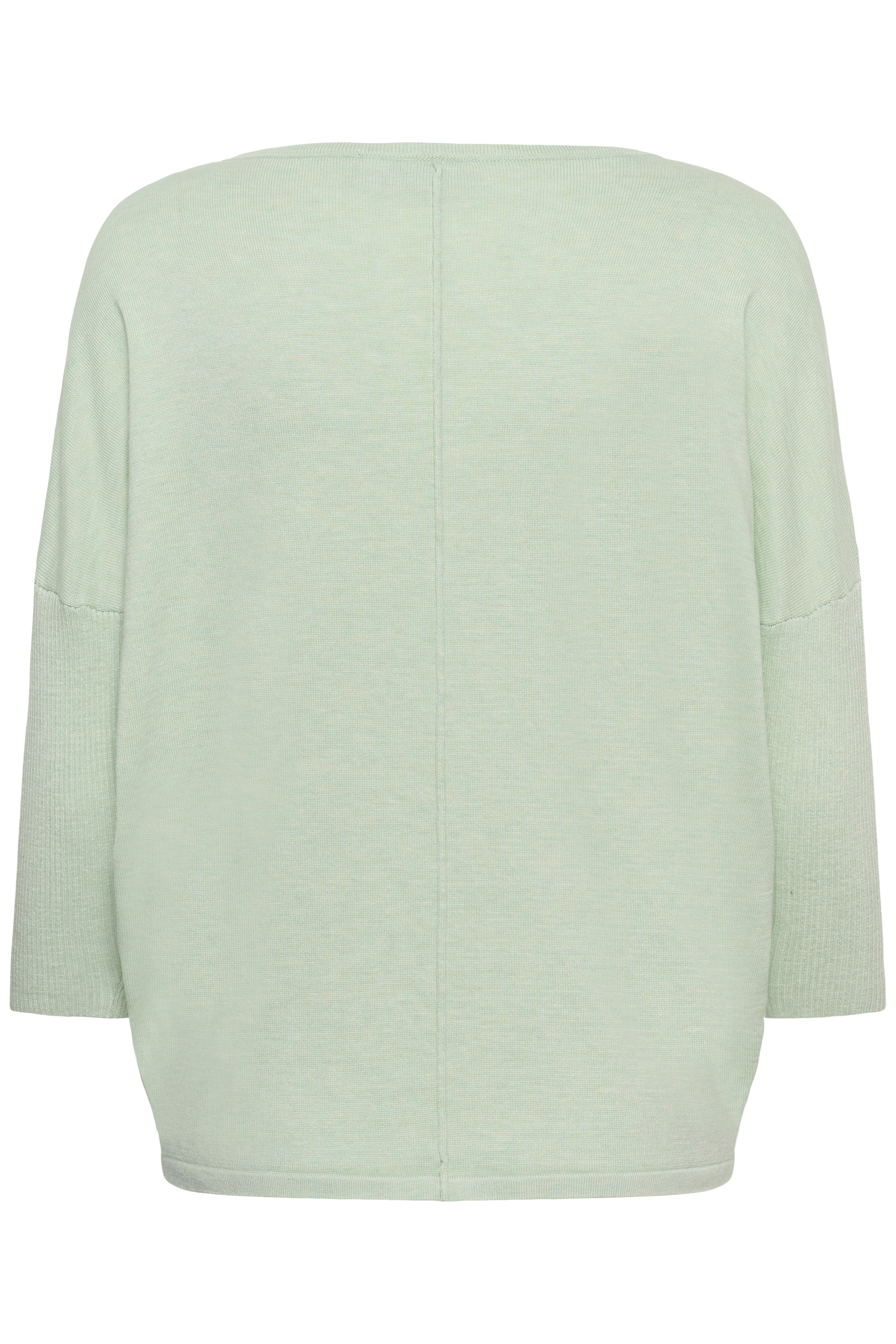 MilaSZ R-Neck Pullover Cameo Green Melange - 2