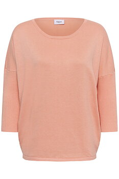 MilaSZ R-Neck Pullover Blooming Dahlia Melange