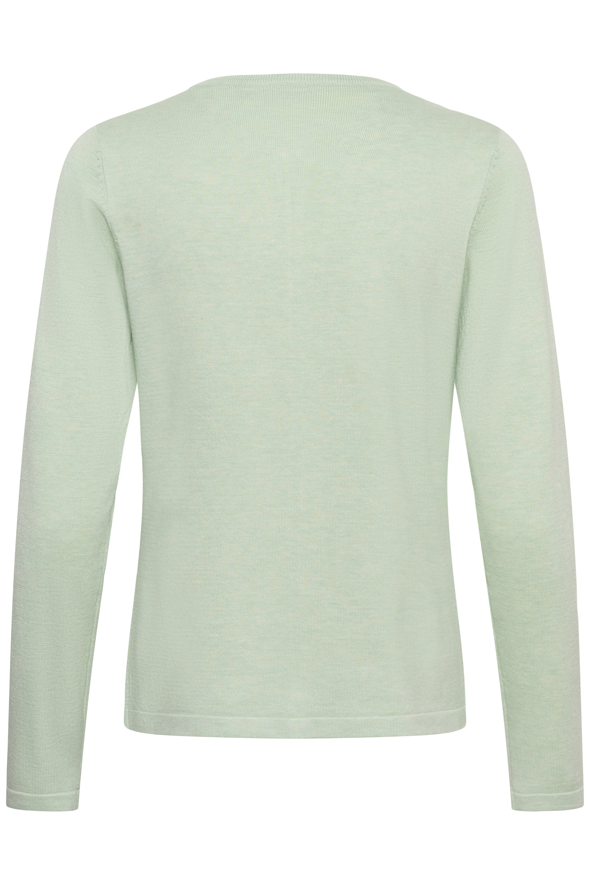 MilaSZ R-Neck Cardigan Cameo Green Melange - 2