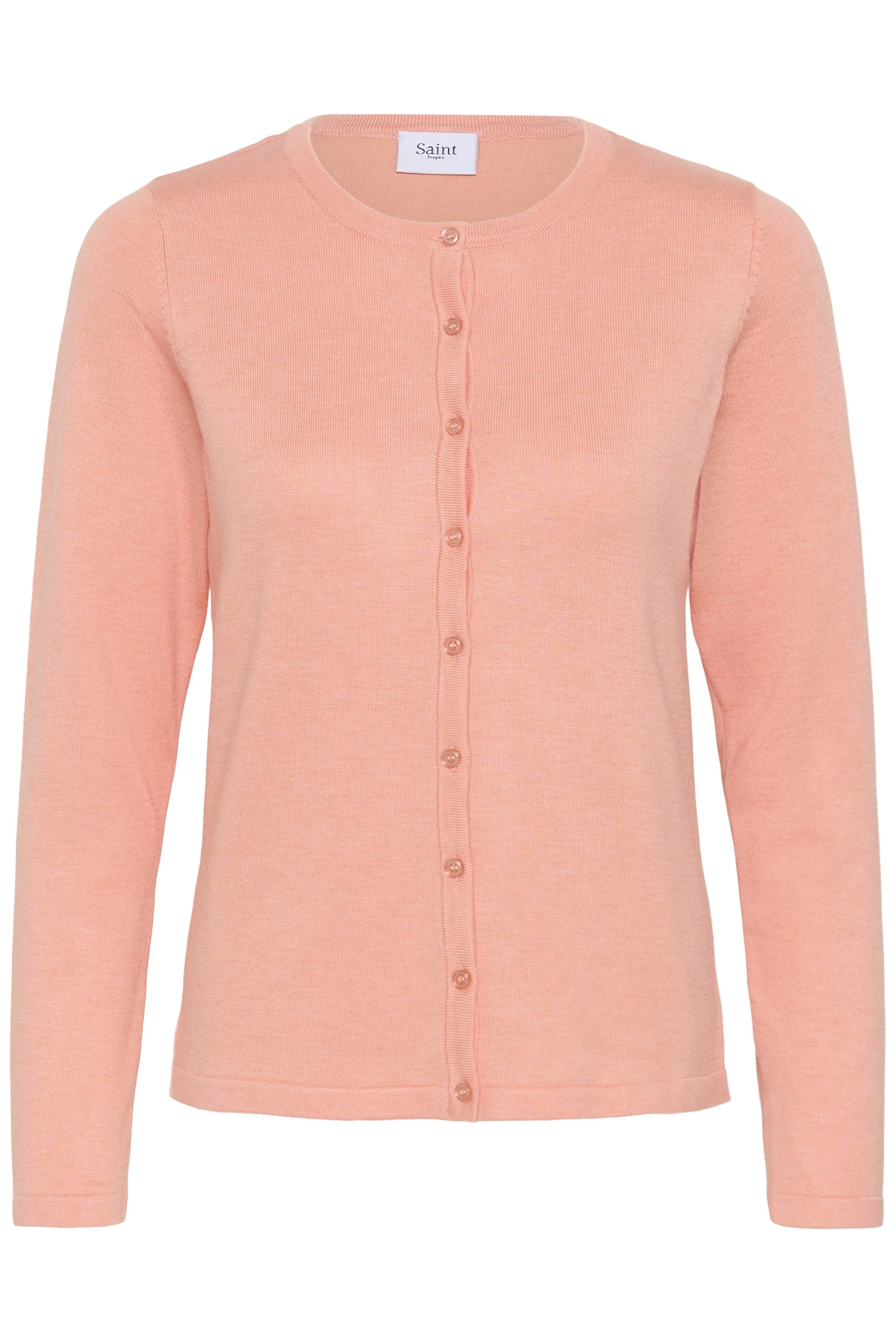 MilaSZ R-Neck Cardigan Blooming Dahlia Melange
