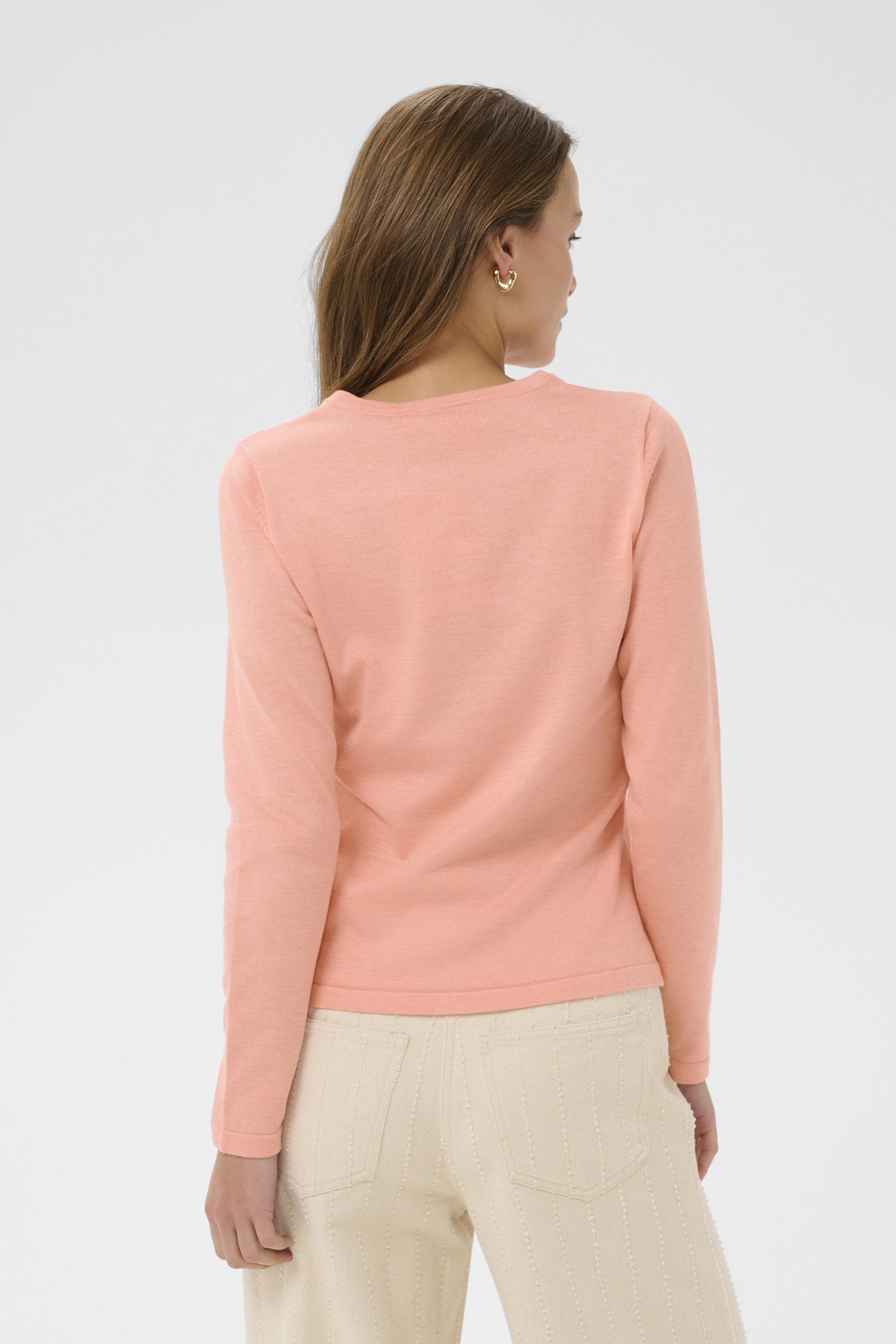 MilaSZ R-Neck Cardigan Blooming Dahlia Melange - 6