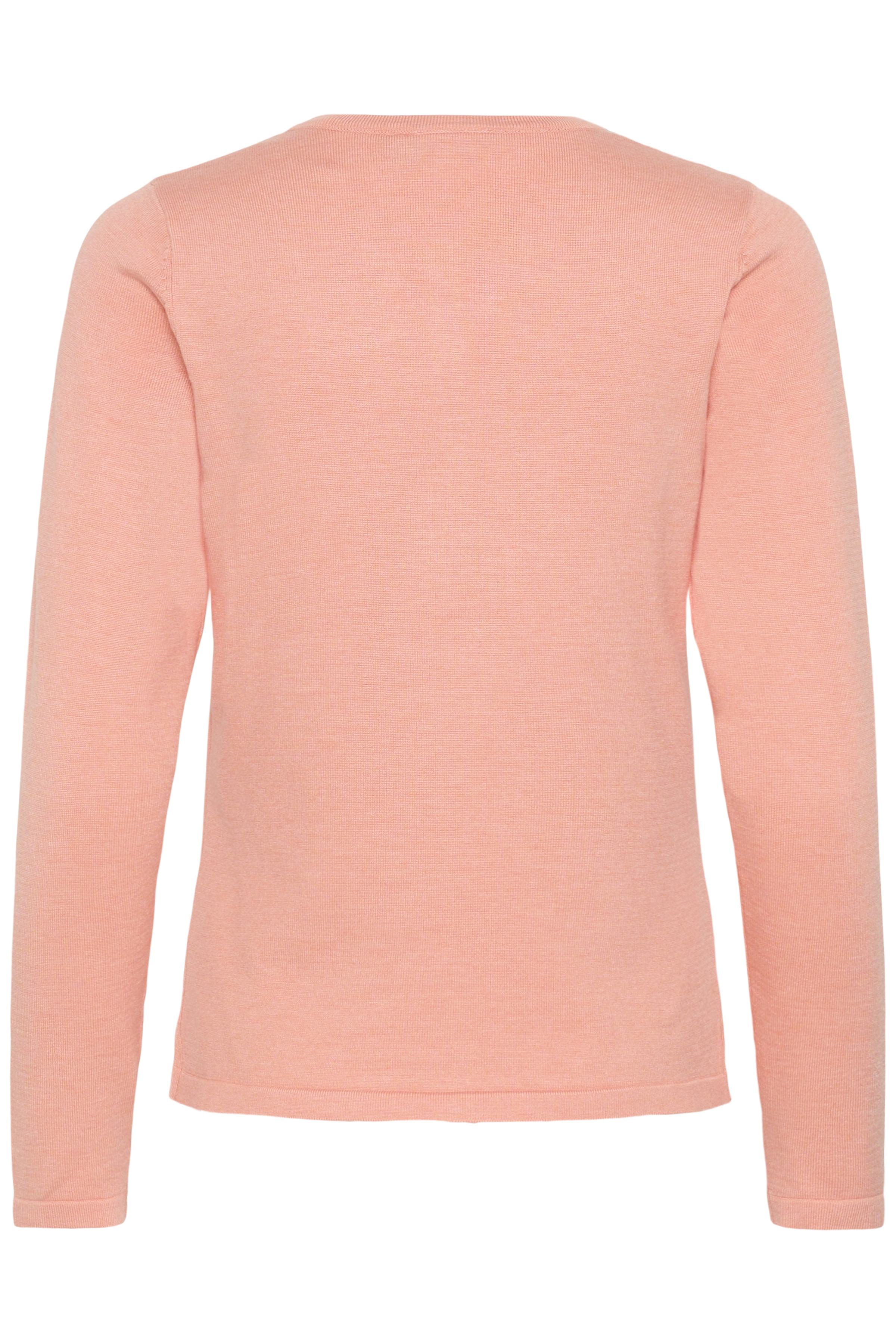 MilaSZ R-Neck Cardigan Blooming Dahlia Melange - 2