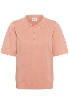 MilaSZ Polo SS Pullover Blooming Dahlia Melange
