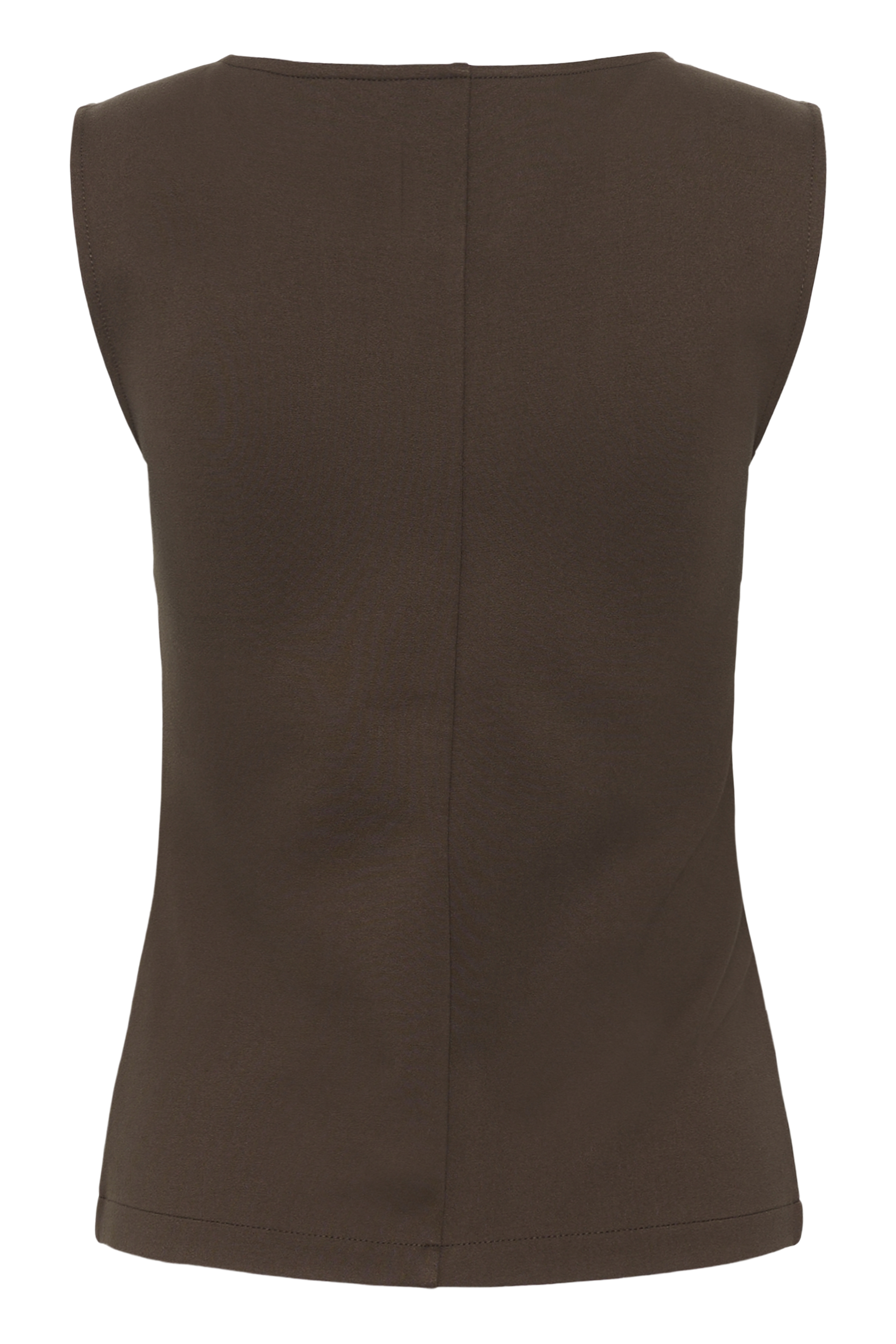GennySZ Vest Chocolate Brown - 2