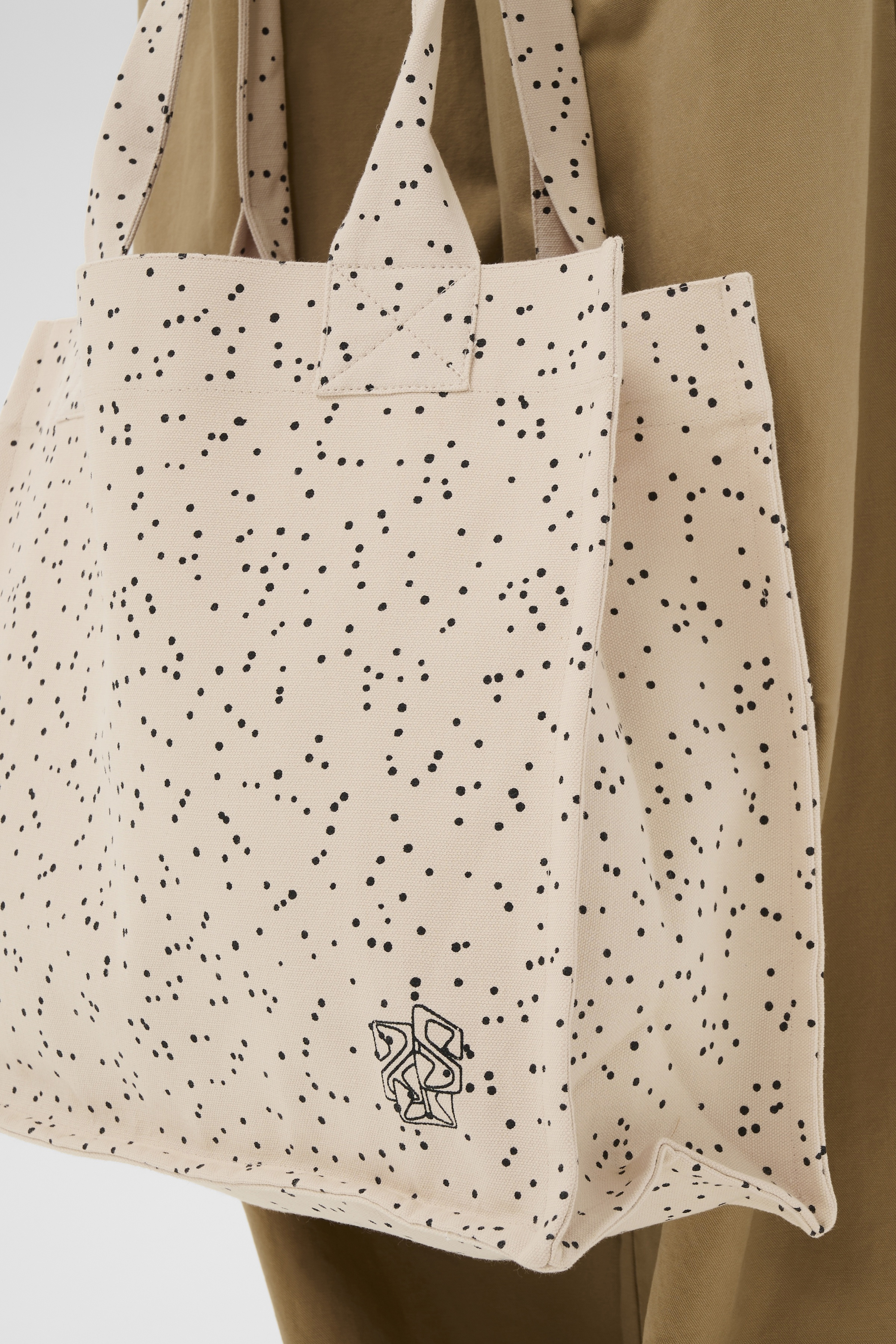 PansySZ Bag Creme Black Mini Dots - 5