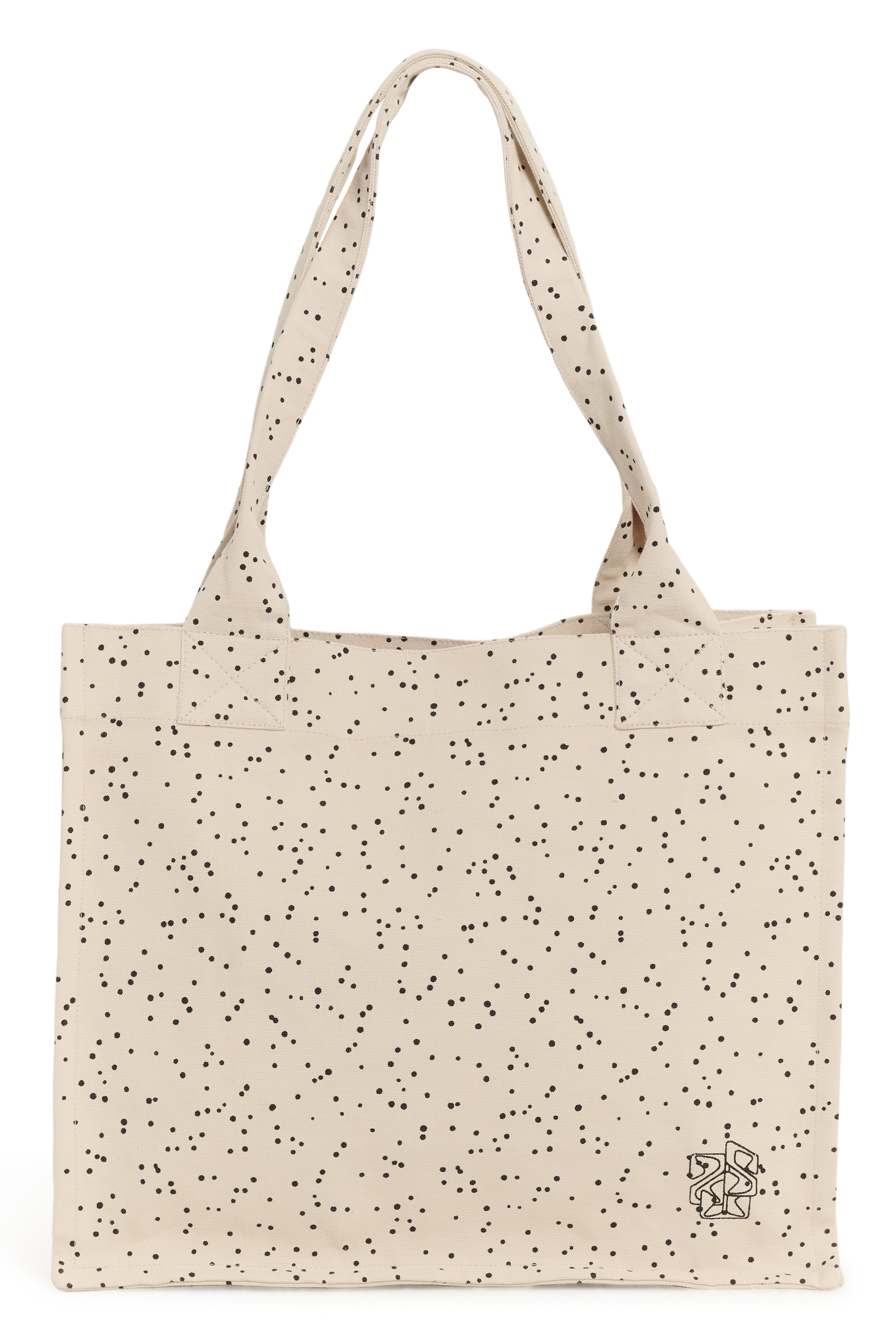 PansySZ Bag Creme Black Mini Dots
