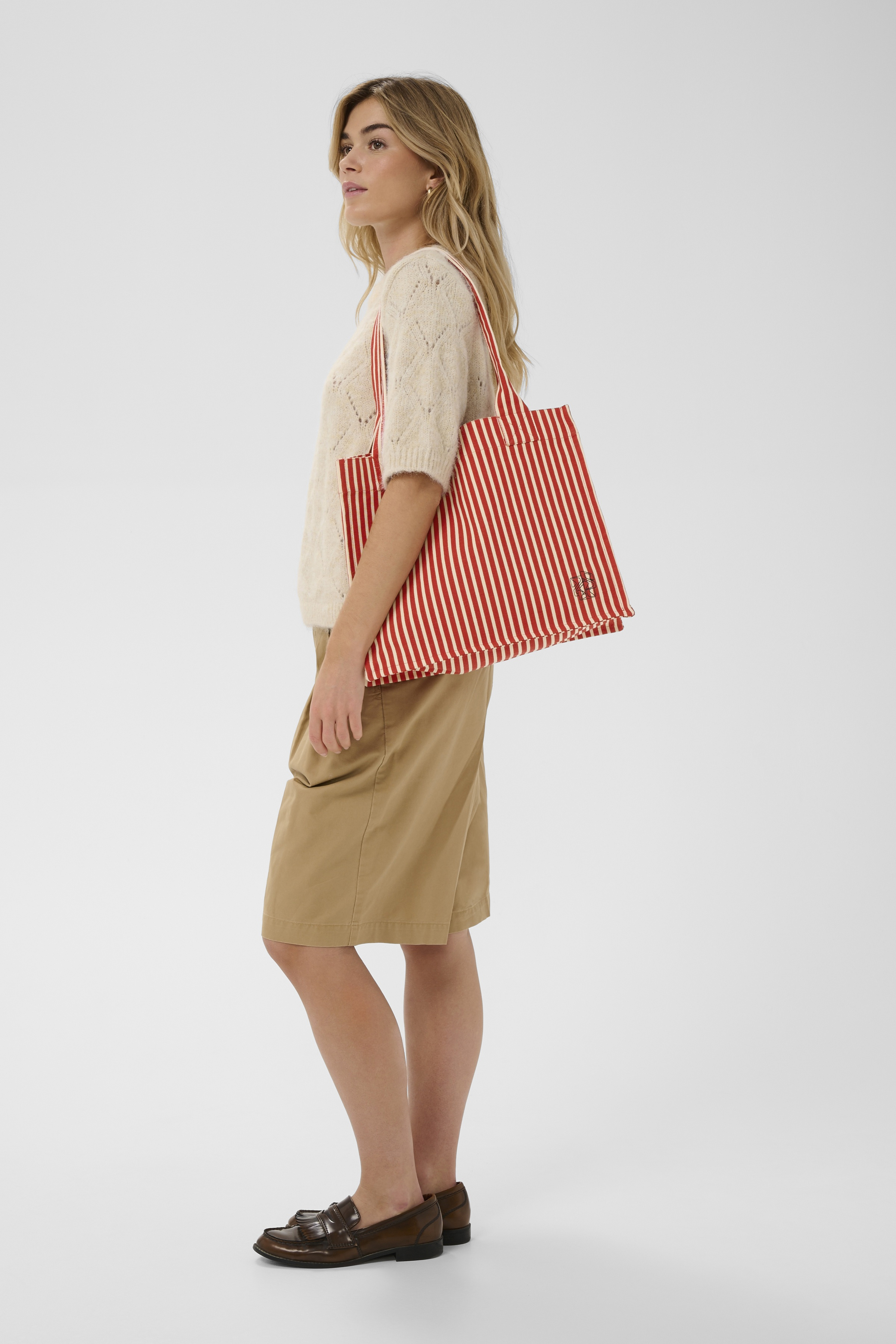 PansySZ Bag  Poppy Seedpearl Wide Stripe - 6
