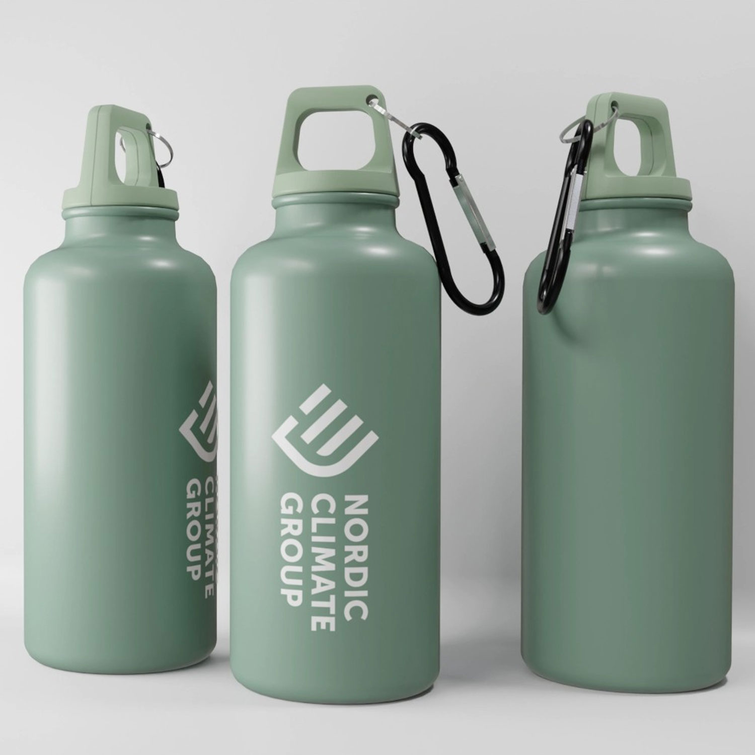 Vattenflaska 400 ml, plast (on demand) - 3