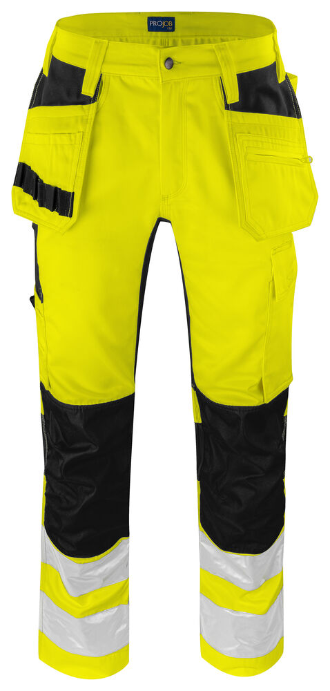 6570 HANTVERKSBYXA STRETCH EN ISO 20471 KLASS 2
