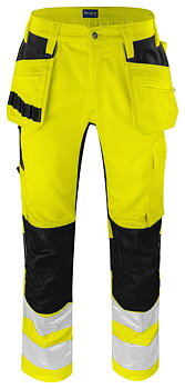 6570 HANTVERKSBYXA STRETCH EN ISO 20471 KLASS 2